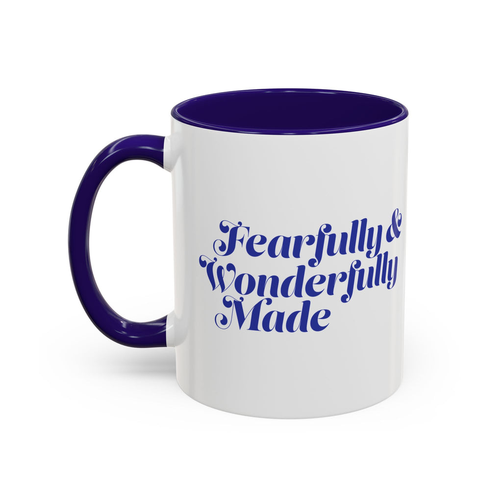 Blue Fearfully & Wonderfully Made Mug