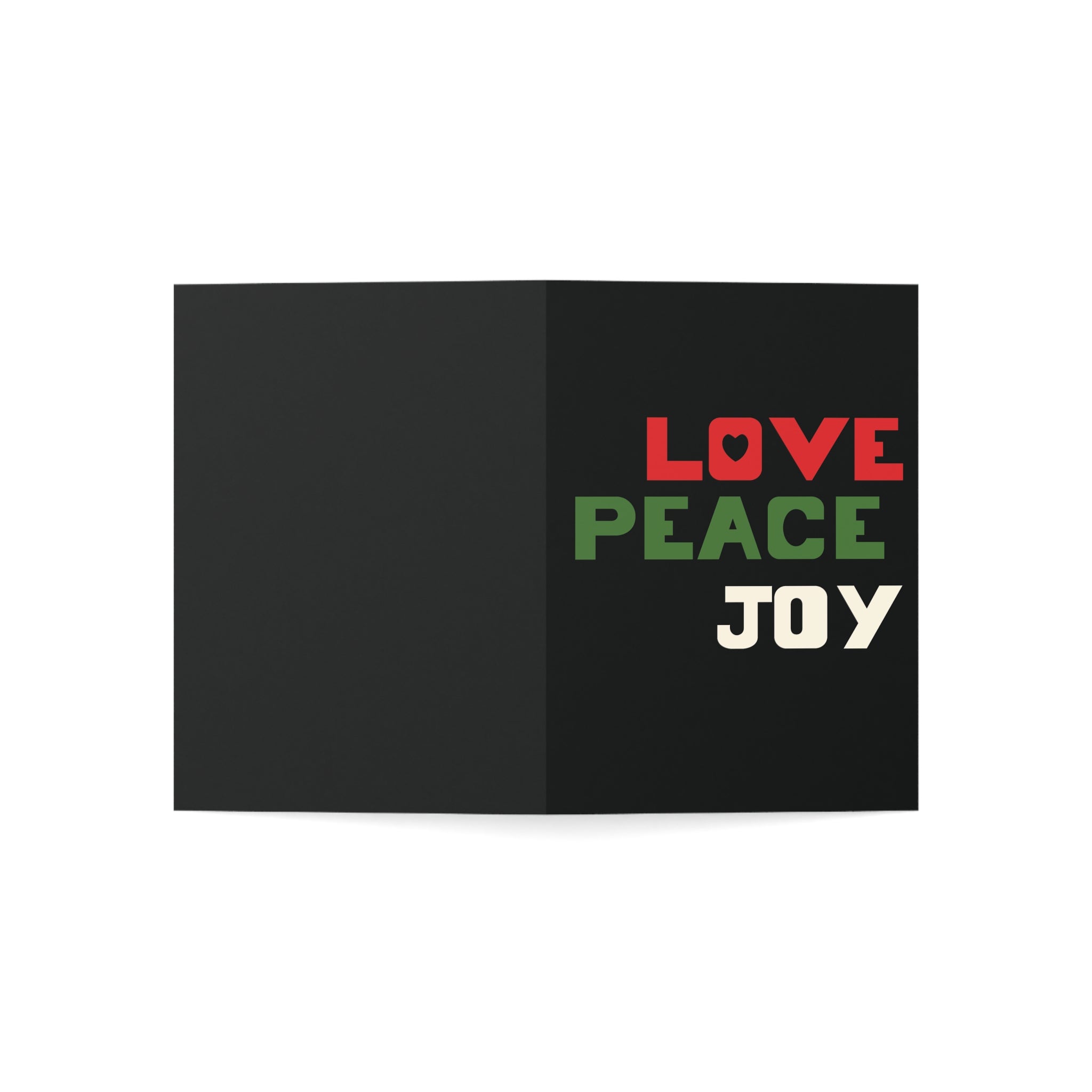 Love Peace & Joy Card