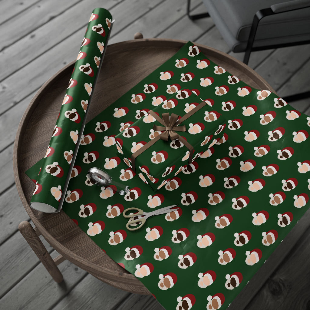 DEI Santa Wrapping Paper