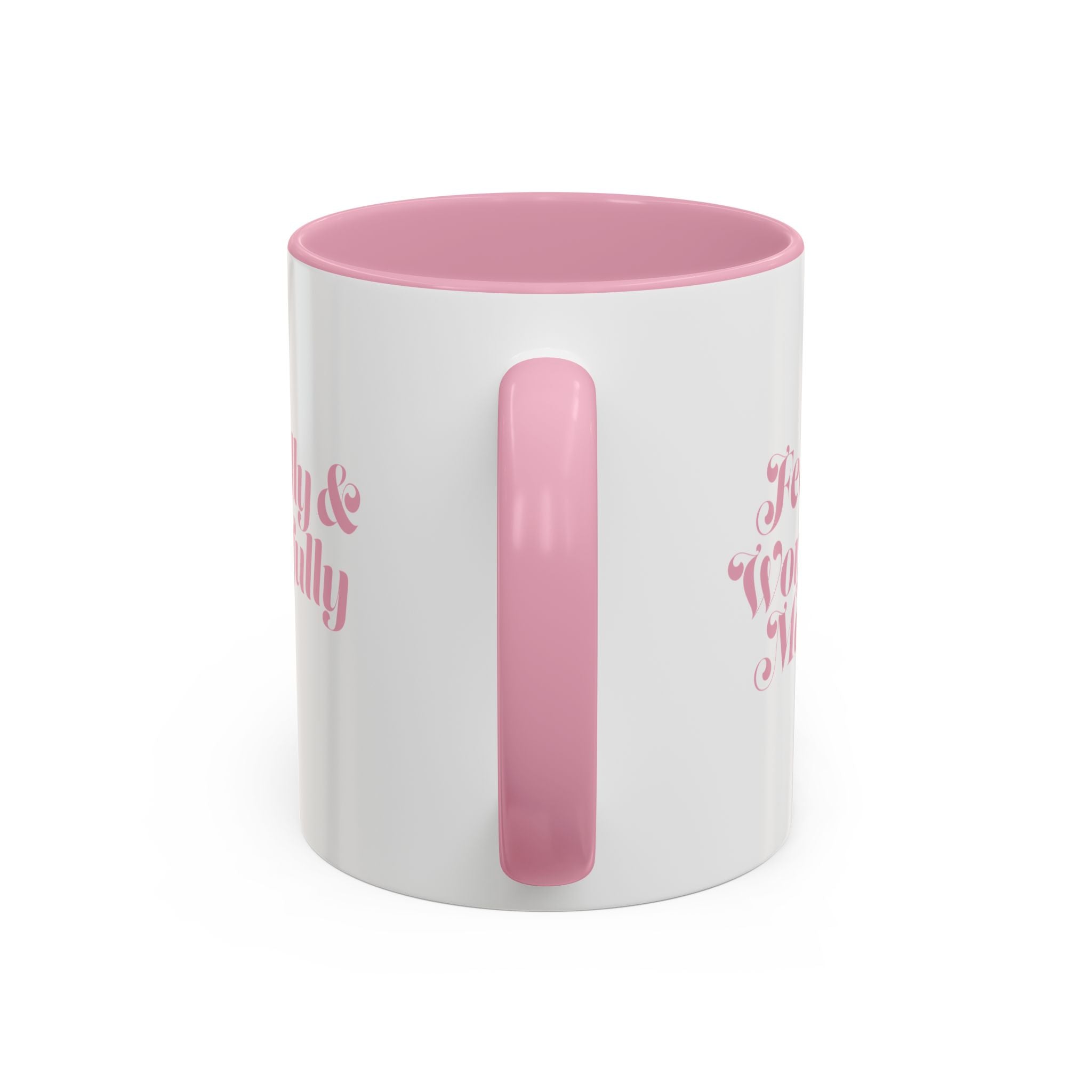Pink Fearfully & Wonderfully Made Mug