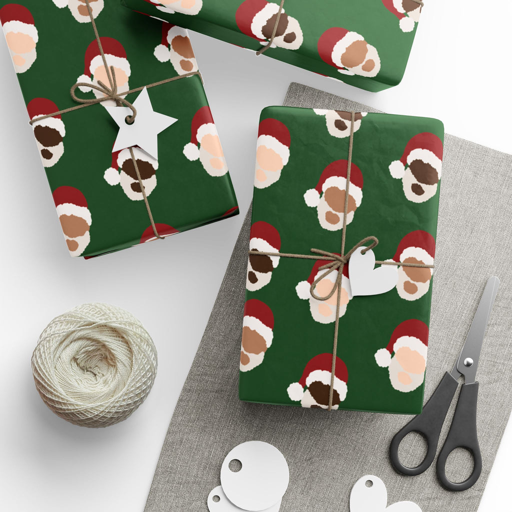 DEI Santa Wrapping Paper