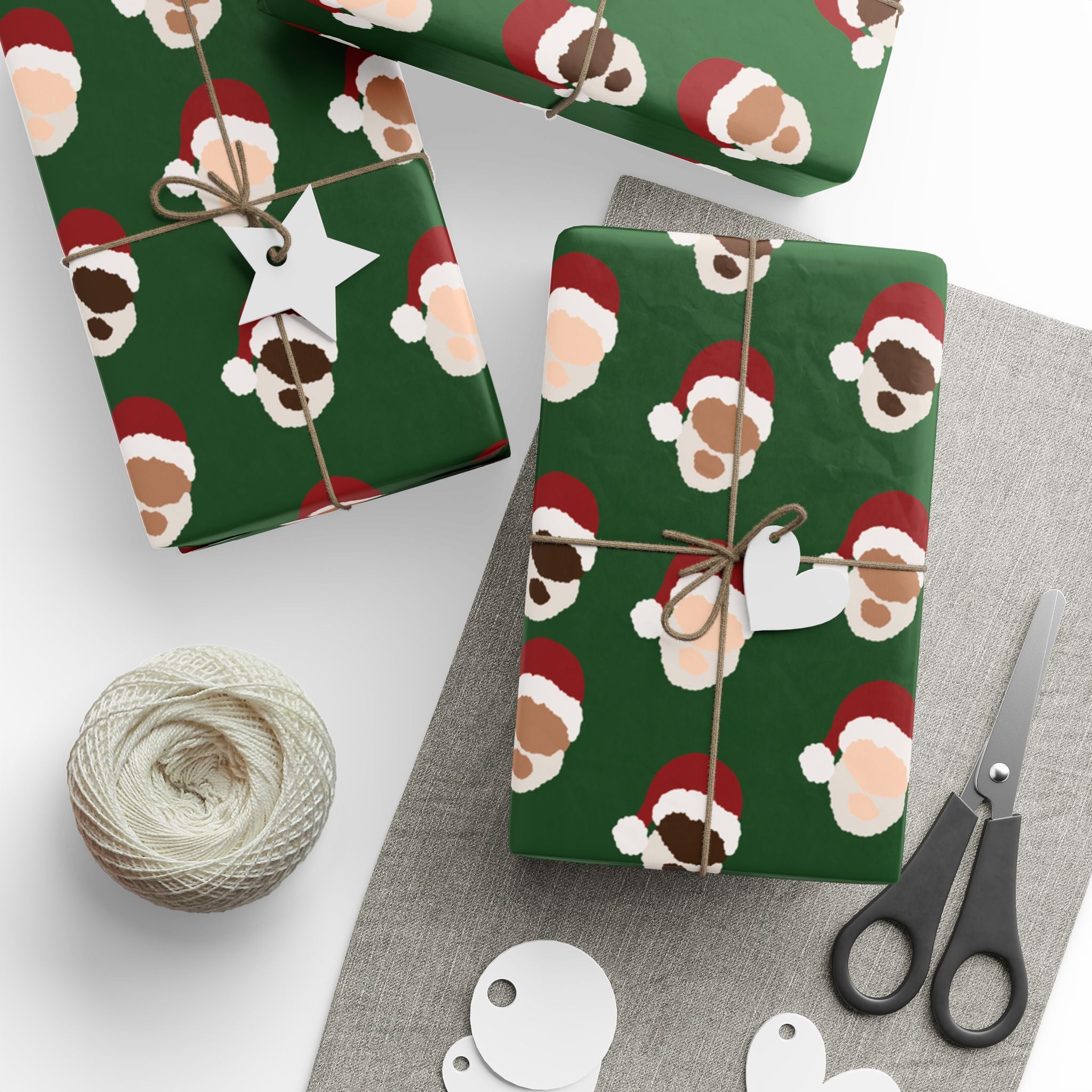 DEI Santa Wrapping Paper