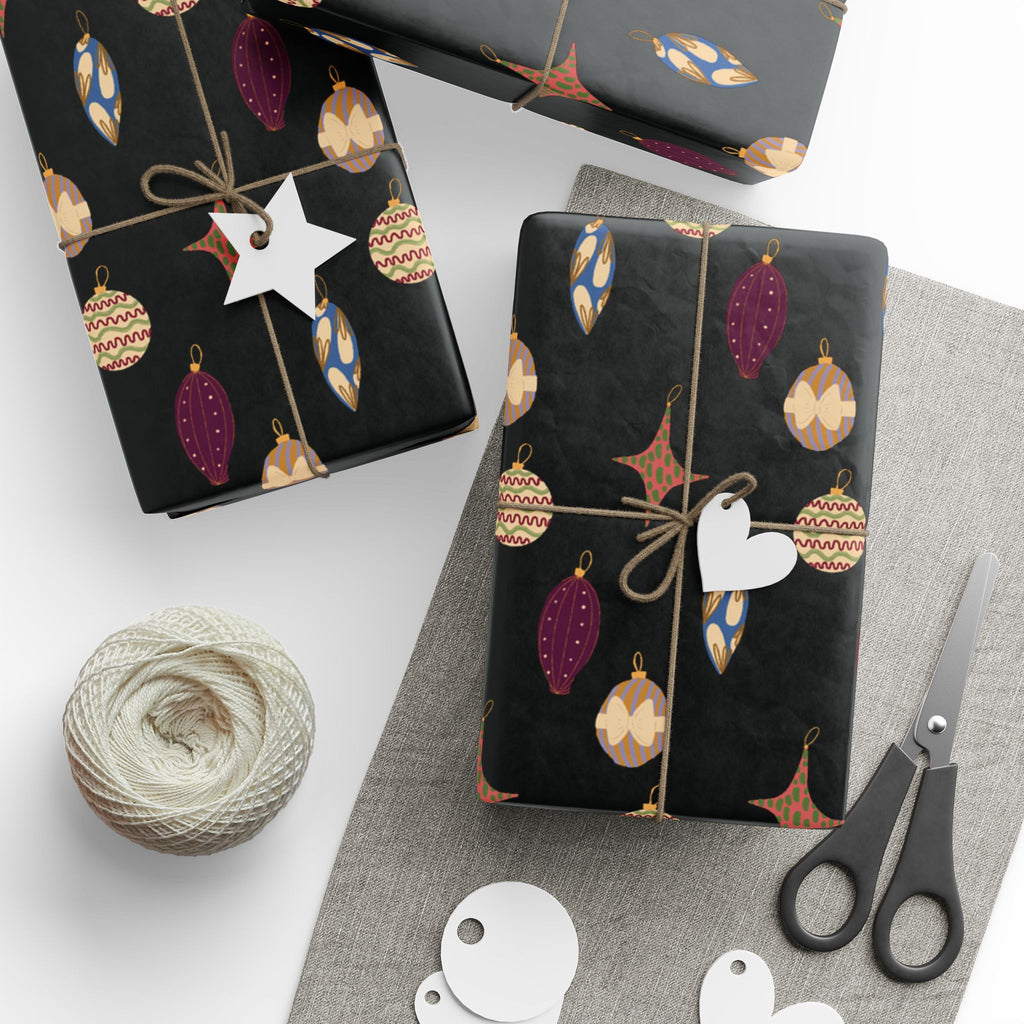 Elegant Ornaments Wrapping Paper