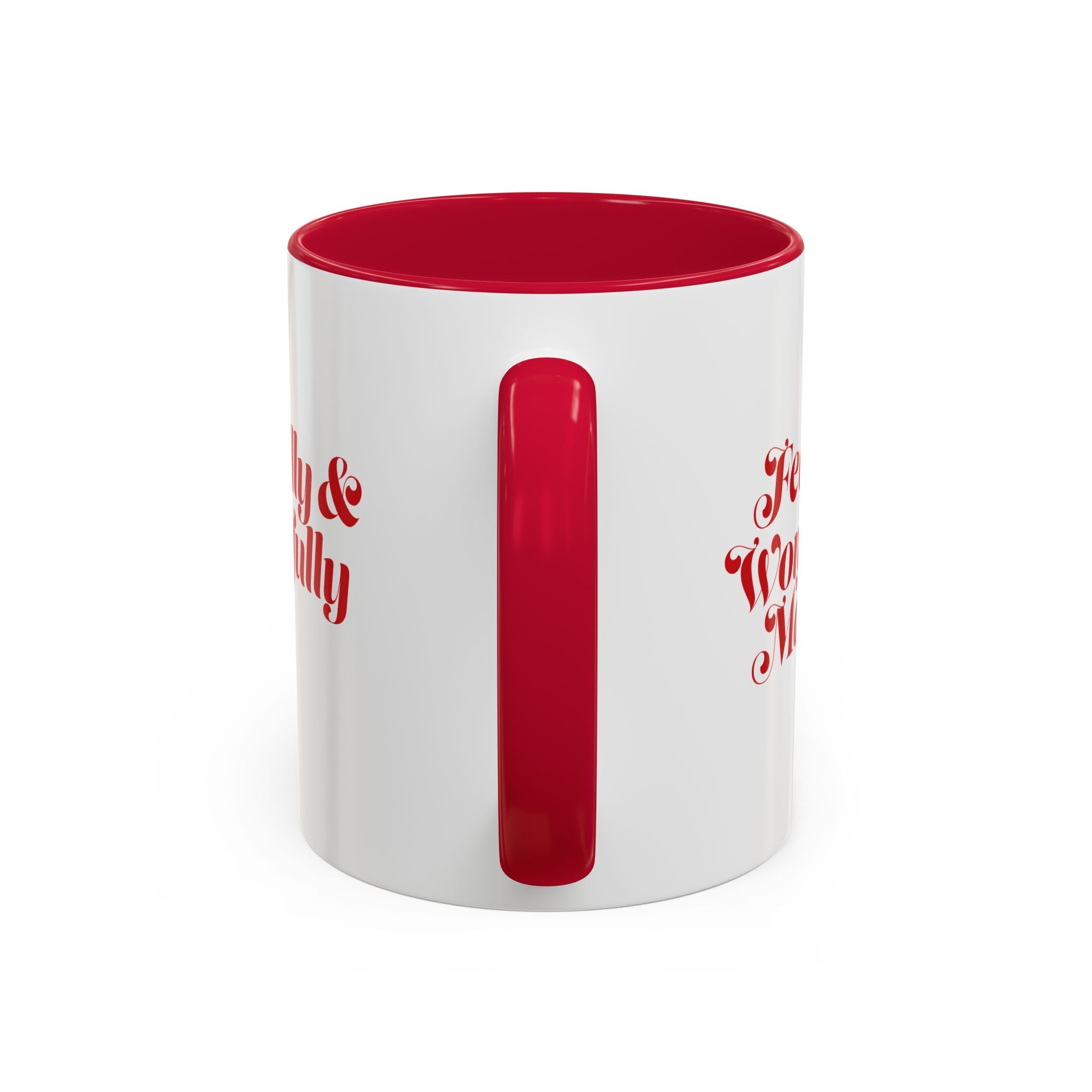 Red Fearfully & Wonderfully Made Mug