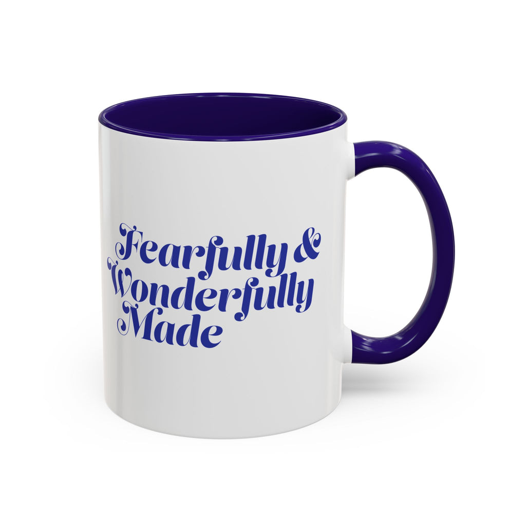 Blue Fearfully & Wonderfully Made Mug