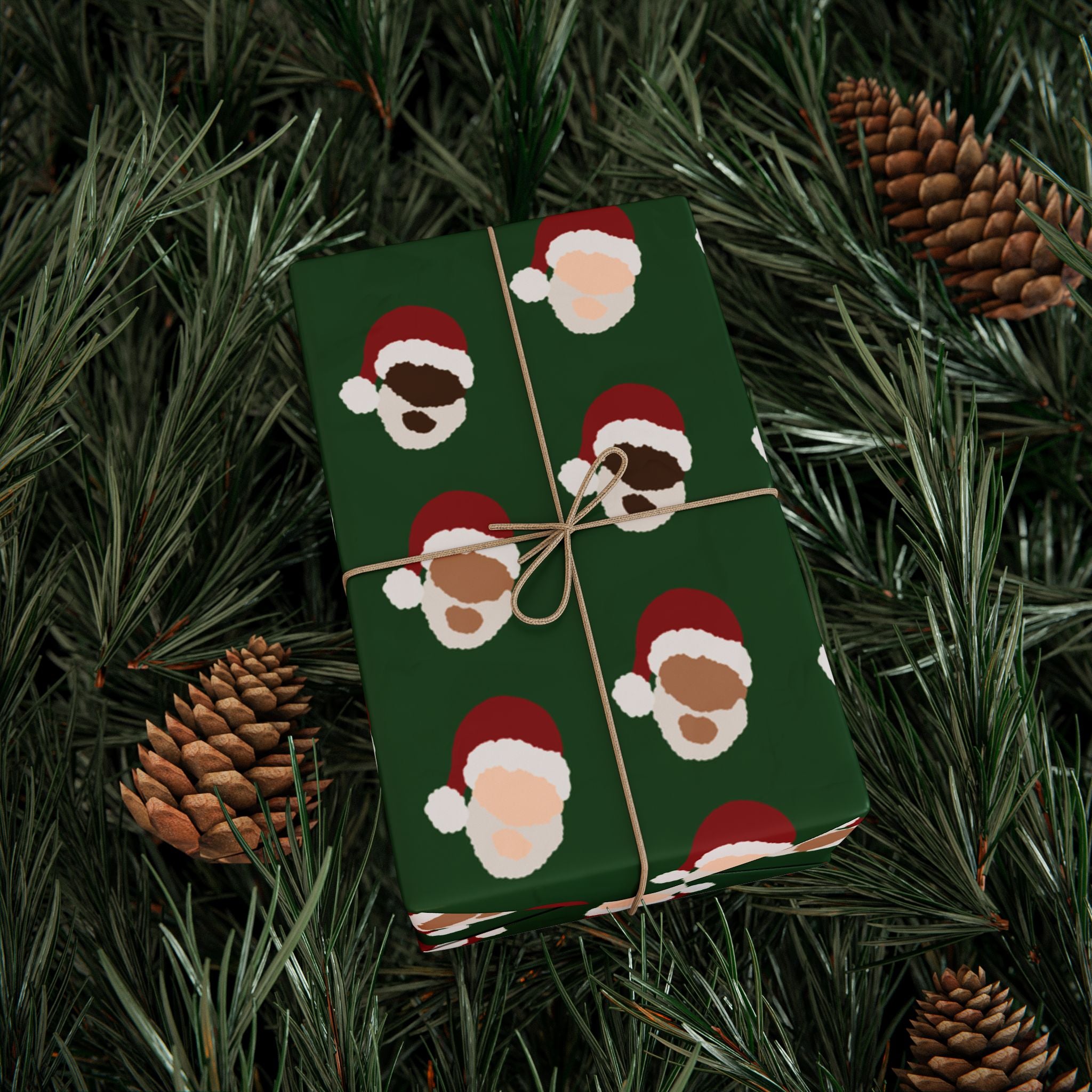 DEI Santa Wrapping Paper