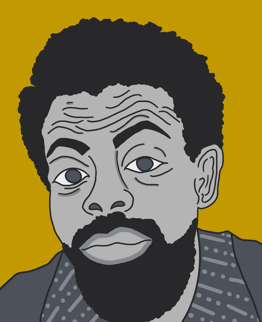 Amiri Baraka Fine Art Print