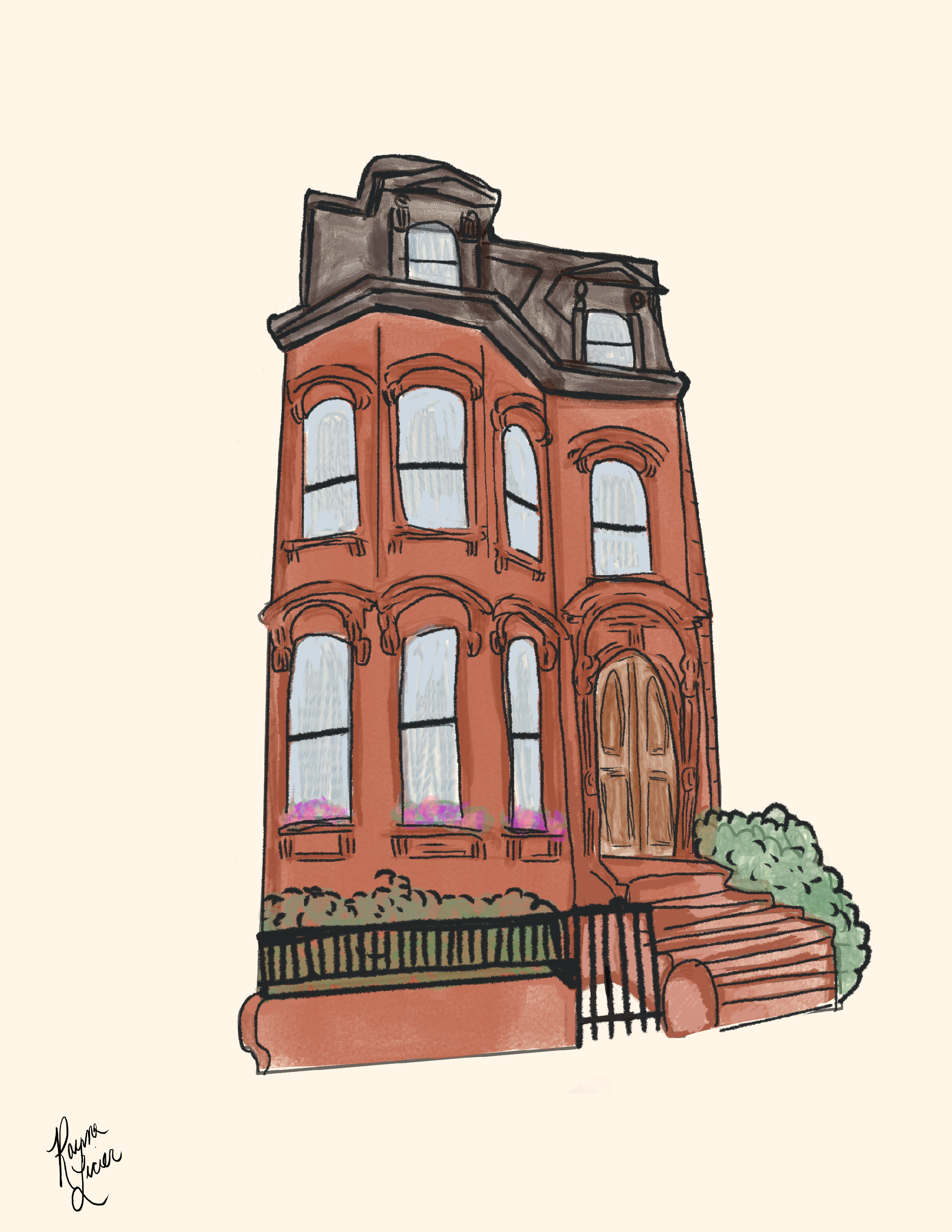 Bedstuy Brownstone Print