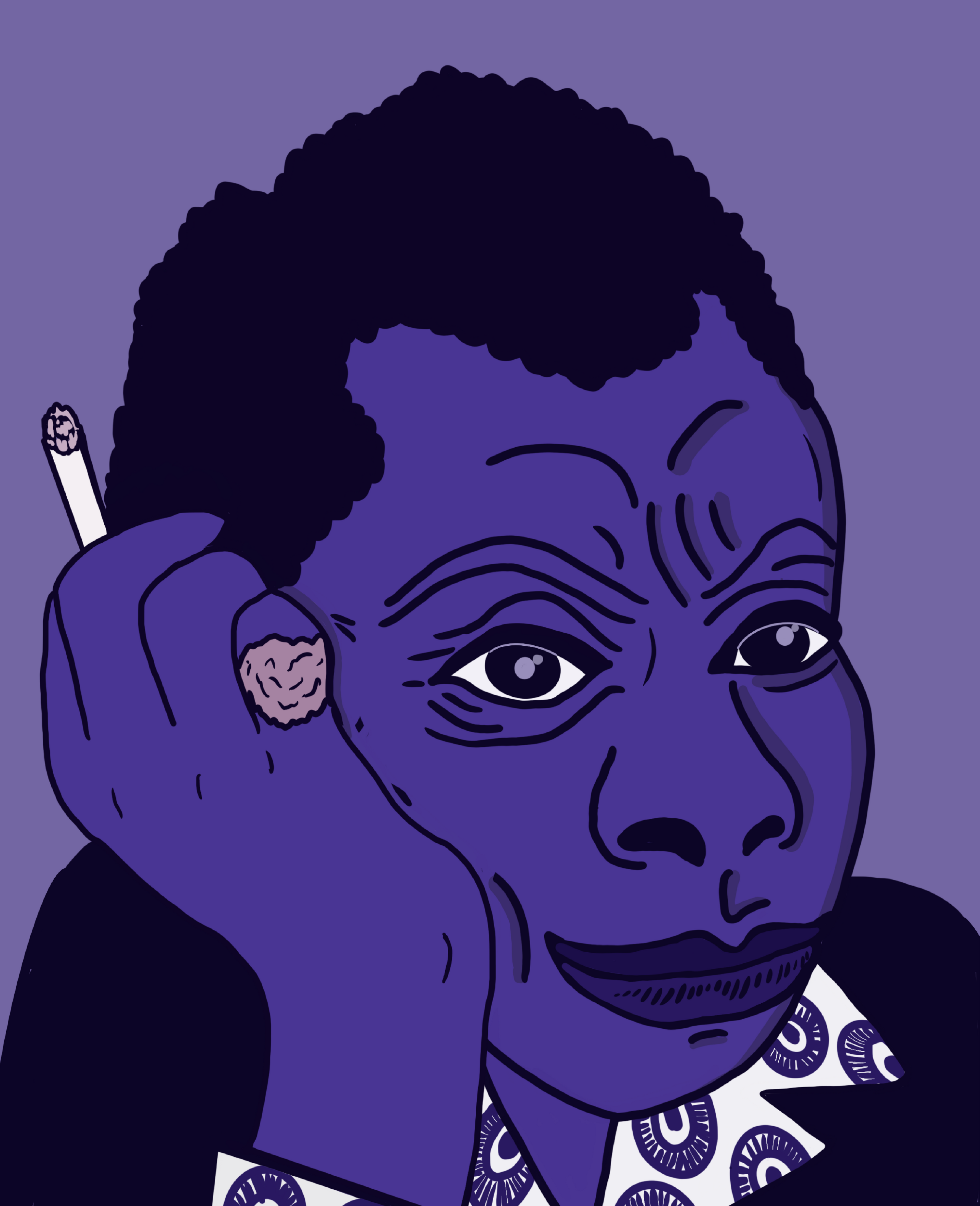 James Baldwin Fine Art Print