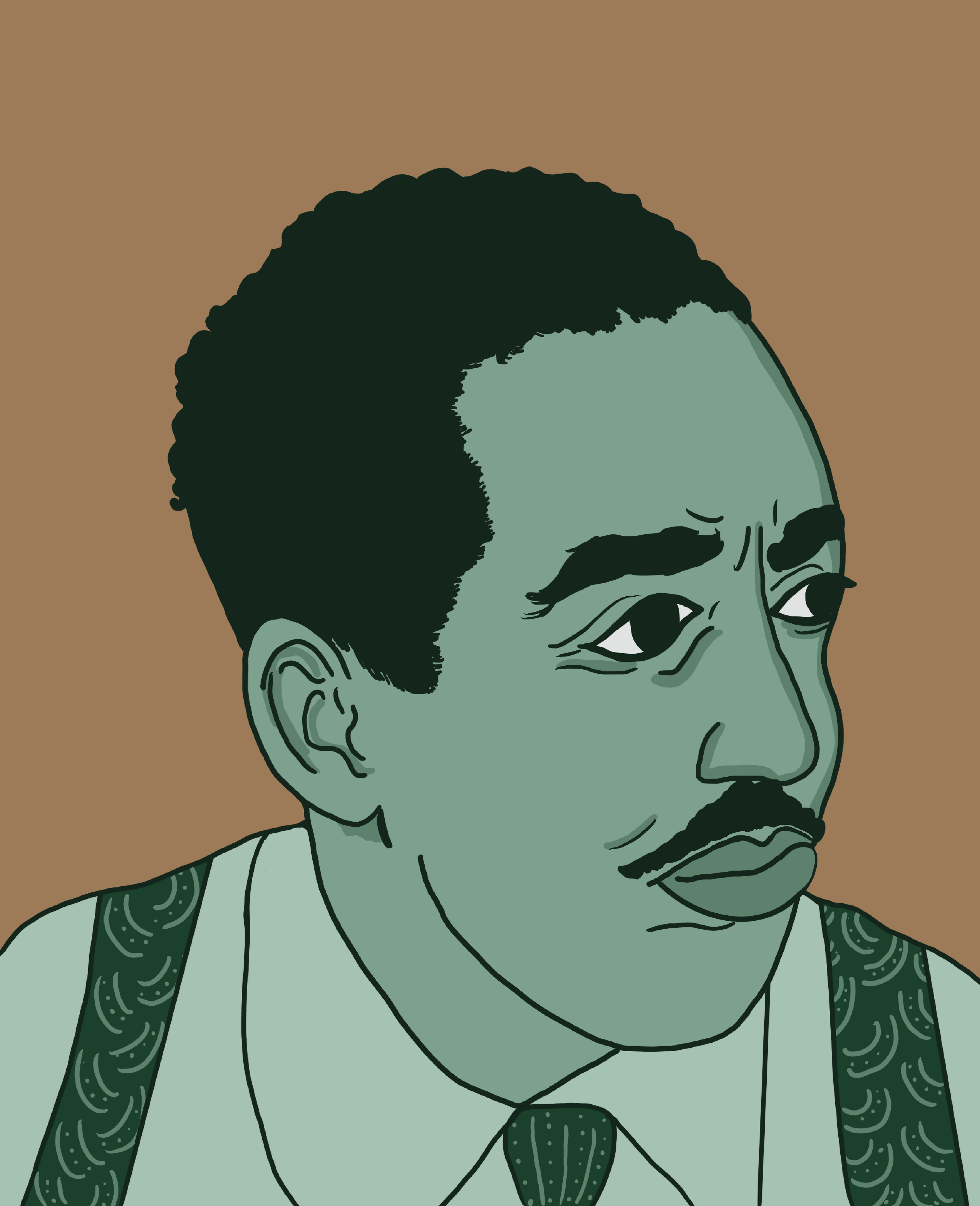 Langston Hughes Fine Art Print