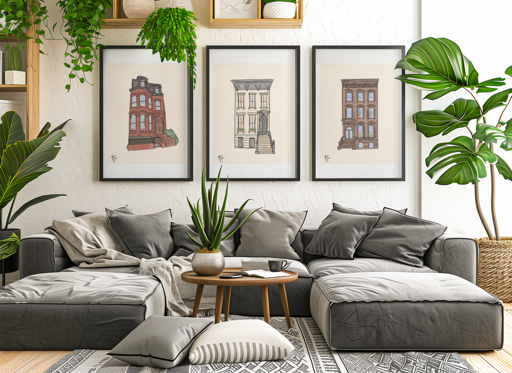 Bedstuy Brownstone Print
