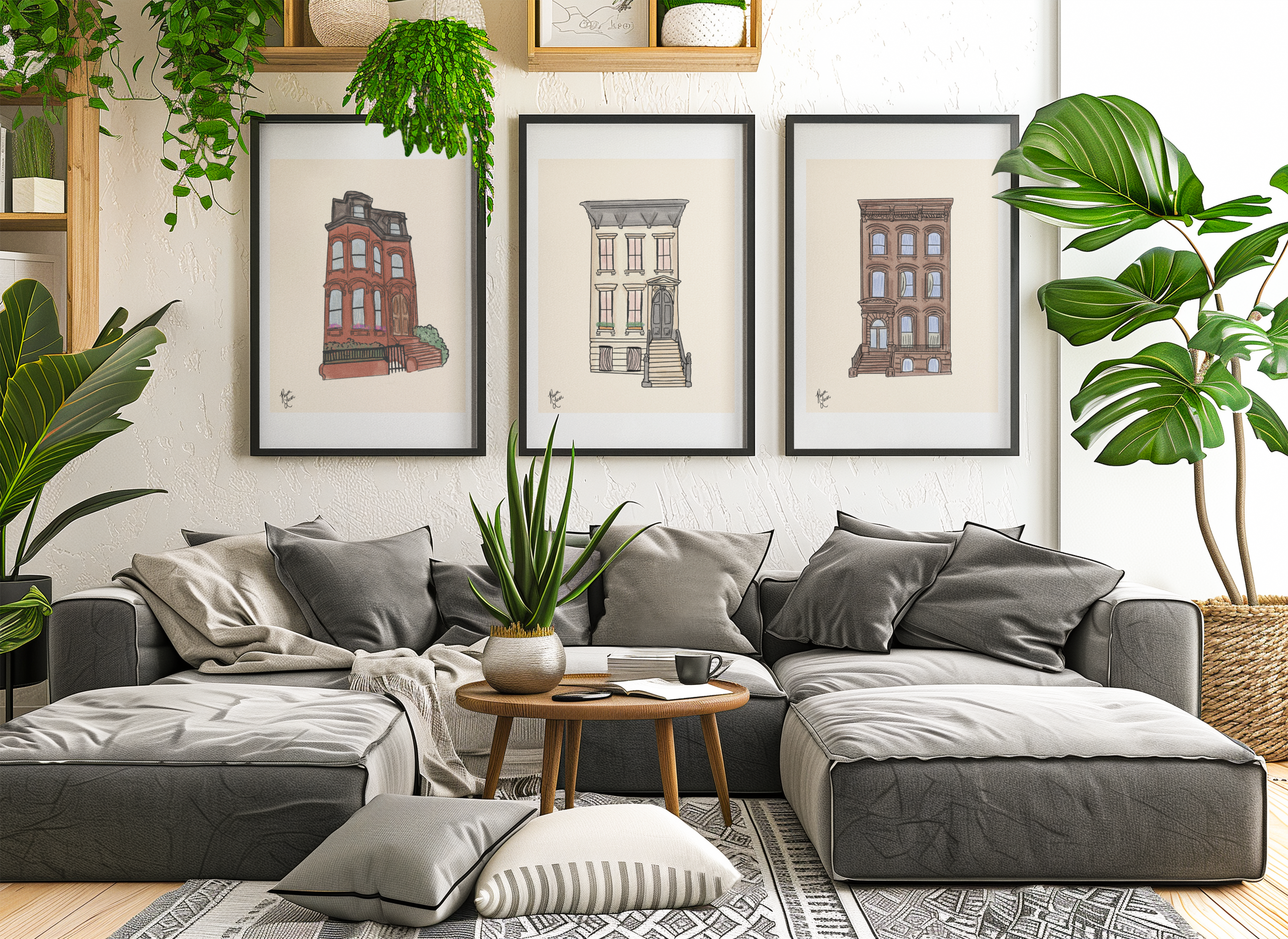 Bedstuy Brownstone Print