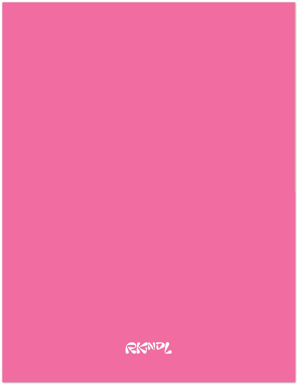 Pink All About Love Card
