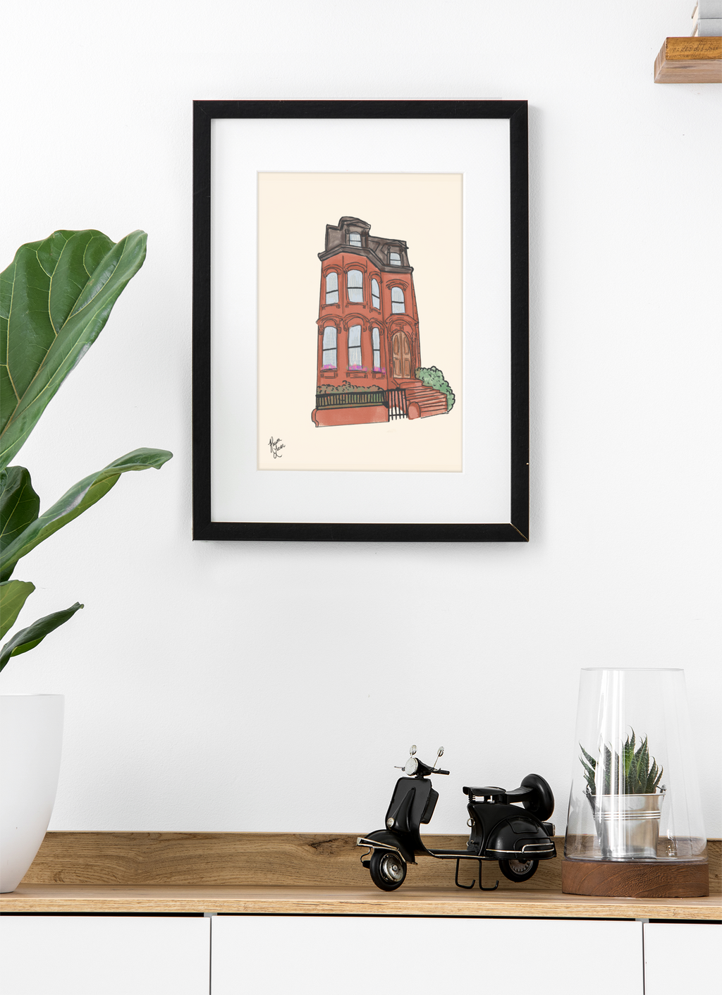 Bedstuy Brownstone Print