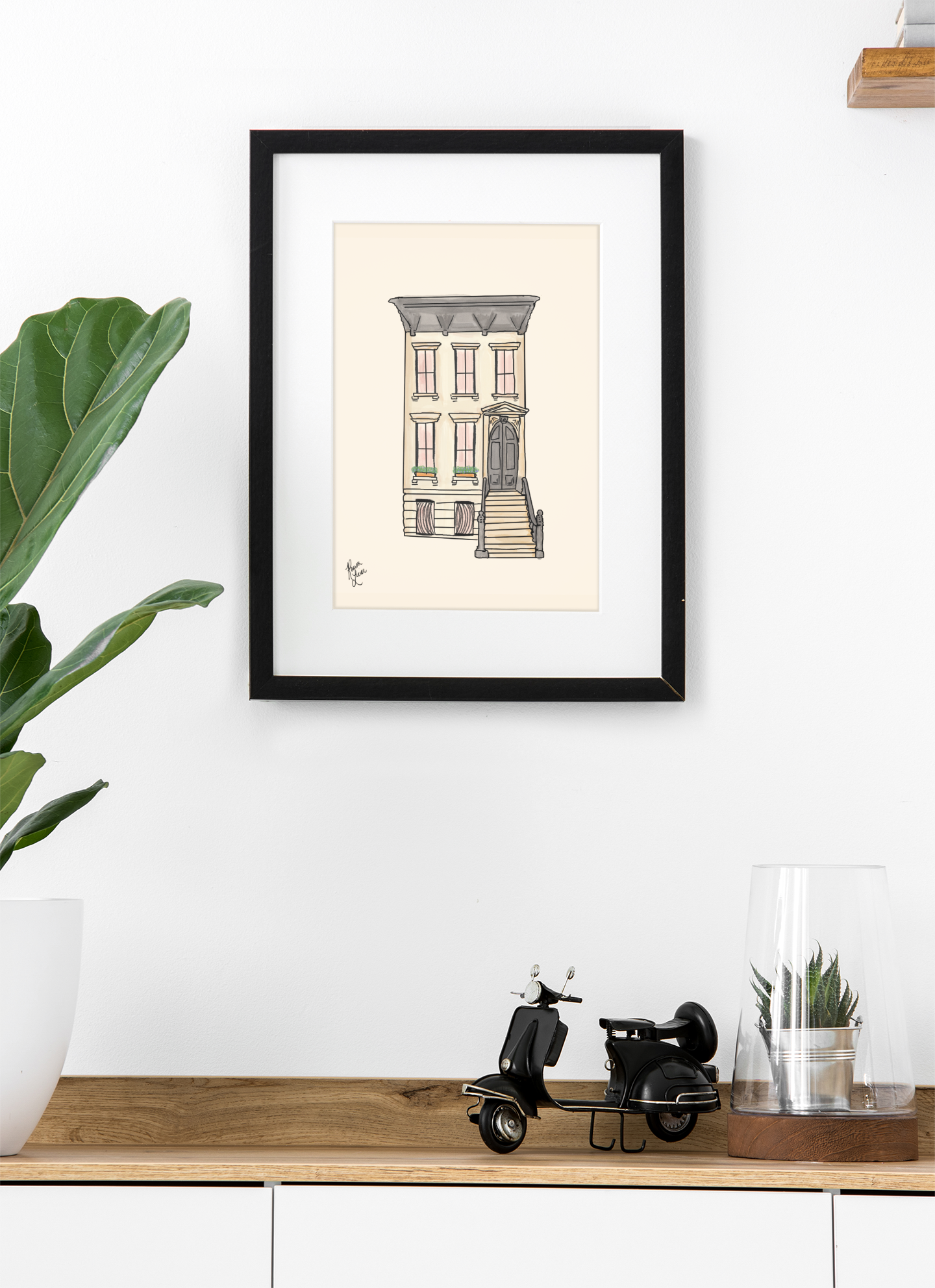 Crown Heights Brownstone Print