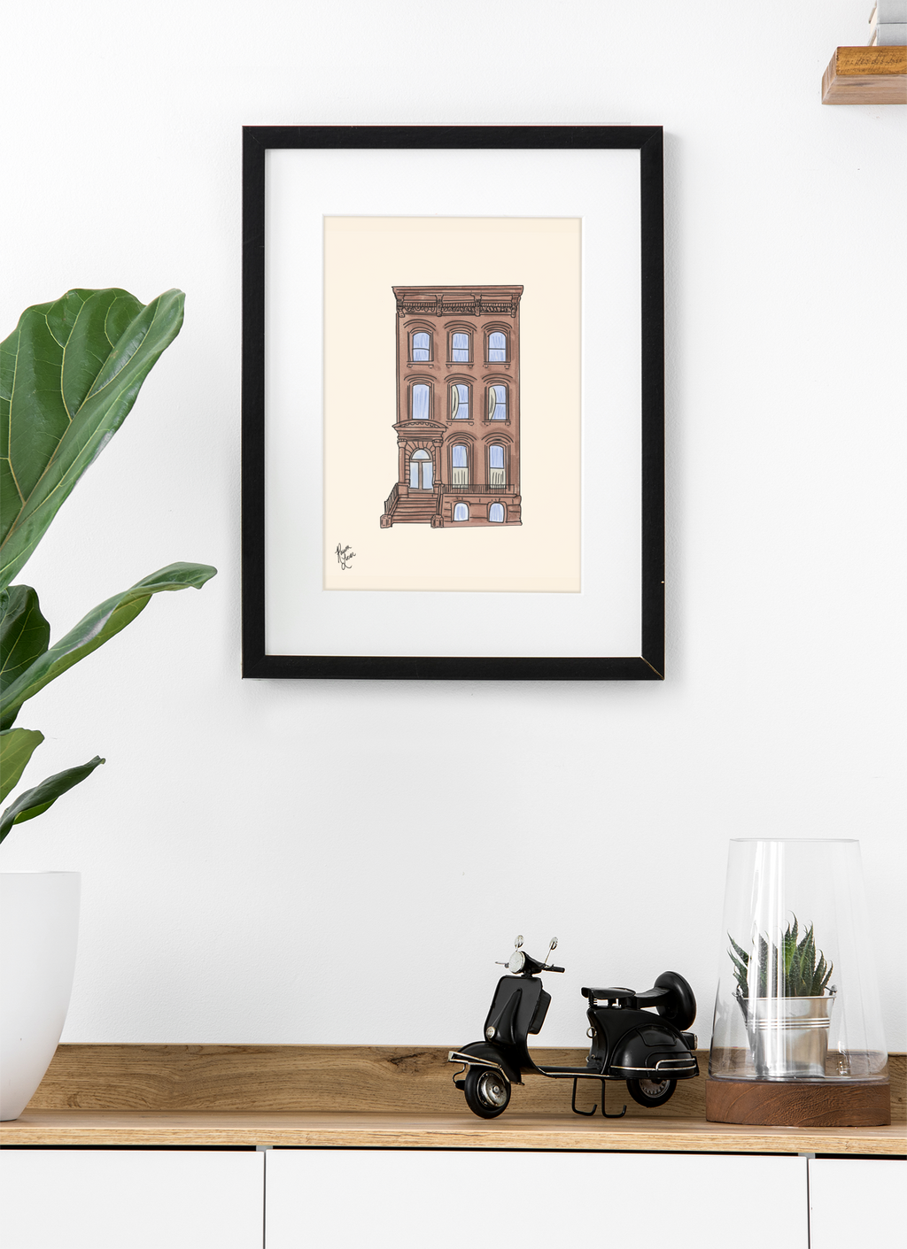 Cobble Hill Brownstone Print